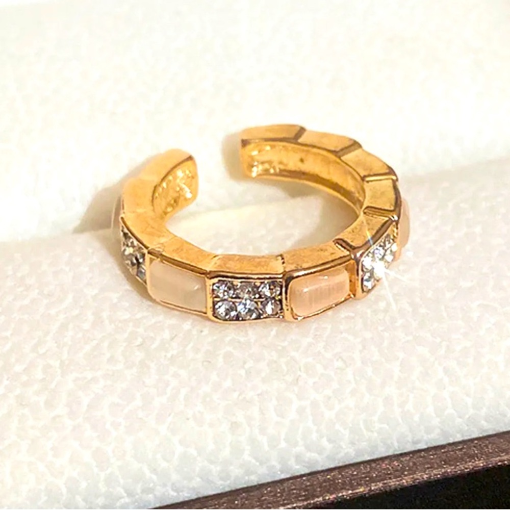 Gold Plated Adjustable Ring